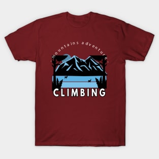 Mountain adventure climbing T-Shirt